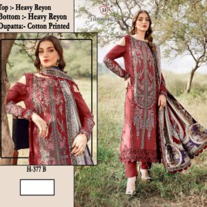 HOOR TEX H 377 RAYON PAKISTANI DRESSES