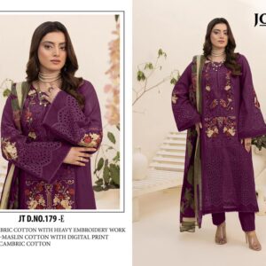 JOHRA TEX JT 179 E CAMRIC COTTON PAKISTANI SUITS