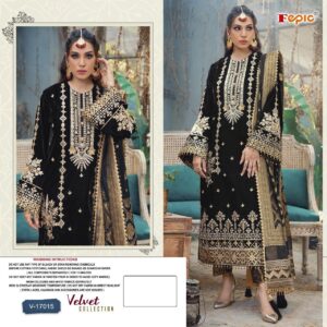FEPIC ROSEMEEN 17015 VELVET PAKISTANI SUITS SURAT