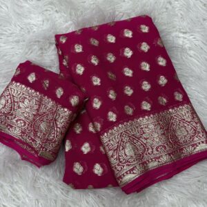 VISCOSE GEORGETTE FANCY SAREE COLLECTION